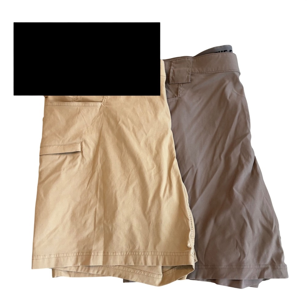 Duluth Trading Co Dry on the Fly Shorts Bundle 46 Relaxed Fit Tan Brown